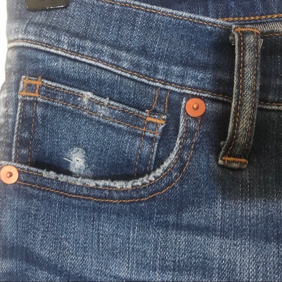 Madewell 9” High Rise Skinny Jeans Raw distressed - Picture 7 of 16